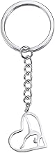 EUEAVAN Porte-clés de gymnastique pour filles - Breloque en forme de cœur - Accessoire de gymnastique - Accessoire pour entraîneur
