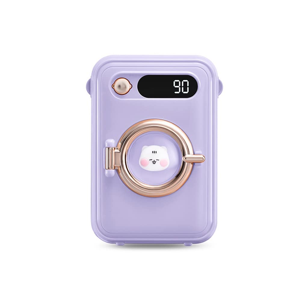 Fuente de alimentación móvil 10000 mAh pequeña XCC morada portátil