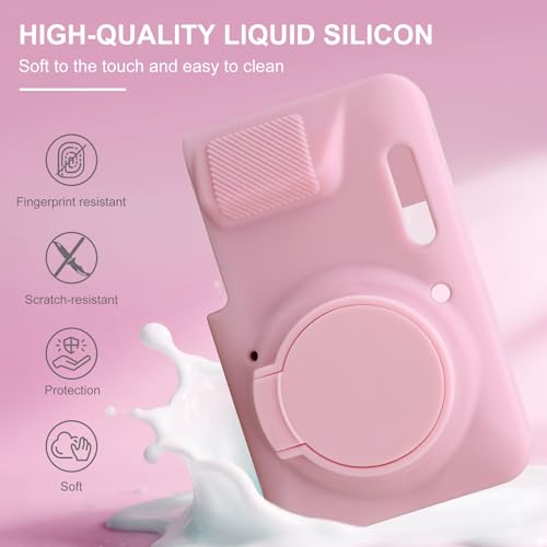 Funda para cámara Kodak PIXPRO FZ55 con cubierta de silicona y estuche rígido miniatura 6