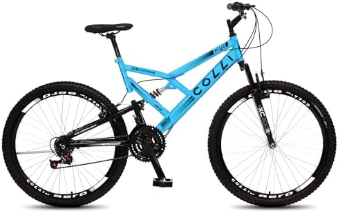 Colli Bike, Bicicleta GPS 148 Dupla Suspensão e Fre...
