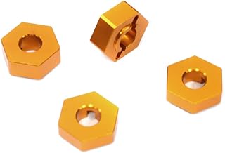 C31939ORANGE Billet Machined 12mm Hex Wheel Adapters for Losi 1/10 2WD RTR 22S Drag, ST & SCT
