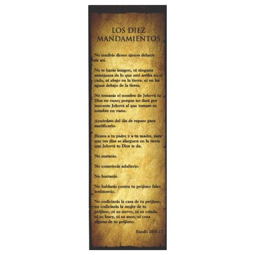 Los Diez Mandamientos (10 Mandamientos)