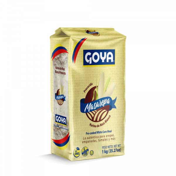 Harina de maíz blanca precocida Masarepa - Harina para Arepas - Pack de 2!