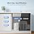 600GPD Reverse Osmosis Water Filter, MIZUDO Pureflo 8 Stage Tankless Reverse Osmosis System, 3:1 Pure to Drain, Compact RO System Under Sink for Home Drinking Water Filtration, Reduce TDS/Fluoride