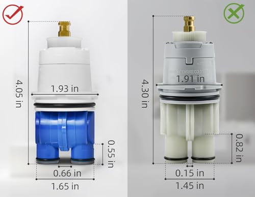 Image of RP19804 Shower Cartridge Compatible with Delta 1300 /1400 Series Single Handle Tub Bathtub Shower Faucet Replacement for Delta Monitor Cartridge Repair Plumbing Parts