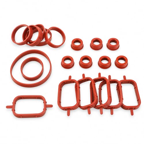 Image of Intake Inlet Manifold Gaskets Seals for BMW M47 M57 E46 E53 E60 E63 E65 E90 E91