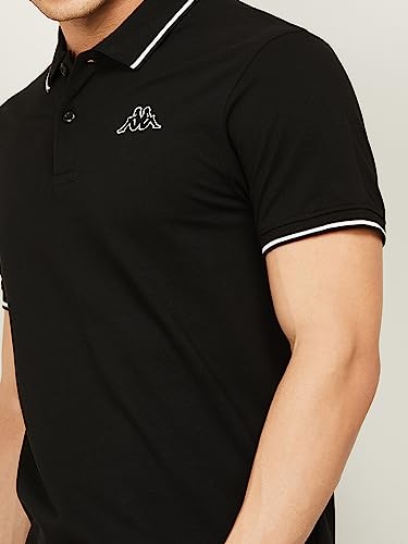 Image of Kappa Men Cotton Regular Fit Solid T Shirt