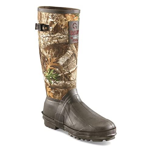 Guide Gear Men's Realtree Edge Insulated Rubber Boots