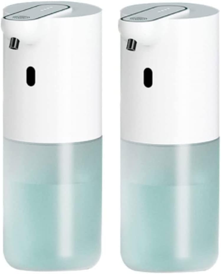 Large Capacity Automatic Foam Soap Dispensers 13.5oz/400ml Foam Sensor Soap Pump Countertop Auto Soap Bottle Wall Mount Lotion Dispenser Lotion Bottle (2 Pack)