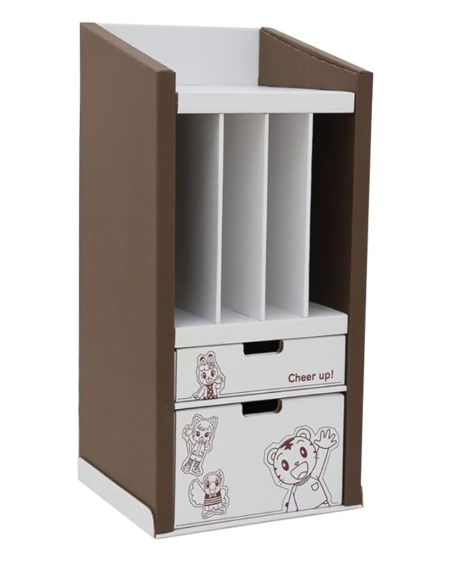 Amazon.co.jp: こどもちゃれんじ 収納ラック(ブラウン) 収納ボックス