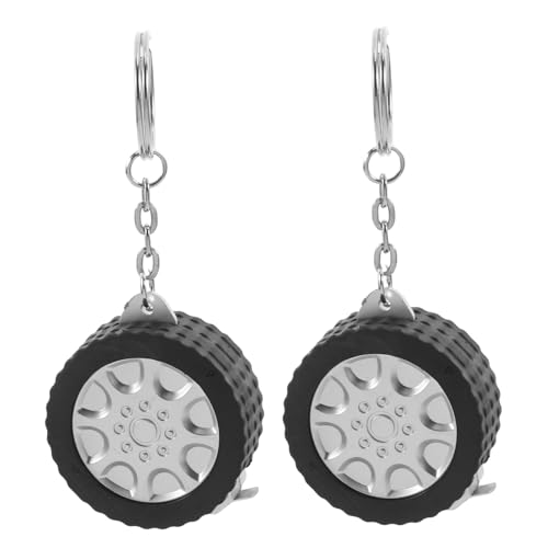 Cinta métrica mini retráctil llavero 2pcs Ciieeo