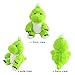 BSTAOFY 11'' Light Up Dinosaur Stuffed Animals Cute LED T-Rex Soft Plush Toy Glow in The Dark Gifts for Kids Boys Girls Valentines Birthday Holiday, Green