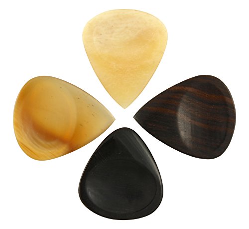 Médiators pour guitare Lefty Tones LFTMB4 par 4, parfaits pour vos concerts