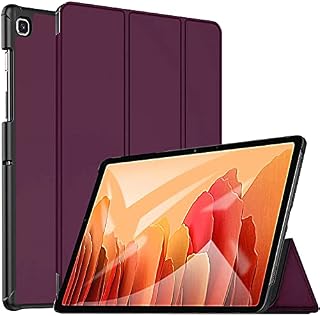 GALTD Samsung Galaxy Tab A7 10.4" Case 2020 Fits (SM-T500/ T505/ T507) Smart Stand Folio Premium PU leather Magnetic Auto Wake/Sleep Multi-Viewing Angles Slim Lightweight Protective Cover (Purple)