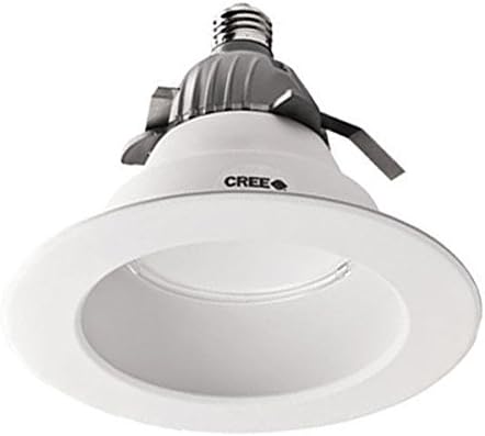 Cree Lighting CR6-800L-35K-12-E26 LED Downlight, 6" Recessed 120V E26 Base 3500K Dimmable - 800 Lumens