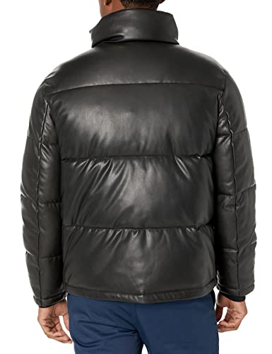 Calvin Klein Men's Classic Faux Leather Puffer4