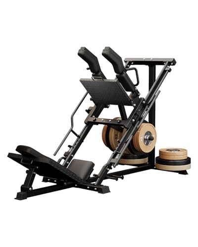 2-in-1 Leg Press & Hack Squat Machine for Home