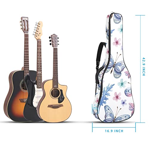 Housse étanche pour guitare acoustique avec double bandoulière et poche Motif orange dessiné à la main, Multicolore 02… - Les Beatles, Paul McCartney, John Lennon, RIngo Starr, George Harrison Housse étanche pour guitare acoustique avec double bandoulière et poche Motif orange dessiné à la main, Multicolore 02… – Image 6