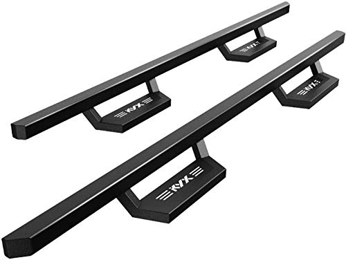 KYX Running Boards for 2007-2018 Silverado 1500/Sierra 1500 2500HD 3500HD Crew Cab (Excl. Classic Version), Side Steps Nerf Bars Truck Step Rails…