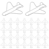 Durabilité : fabriqués en métal, ces marque-pages en forme de trombone conservent leur forme et sont parfaits comme marque-pages d’avion, adaptés à la gestion quotidienne des documents