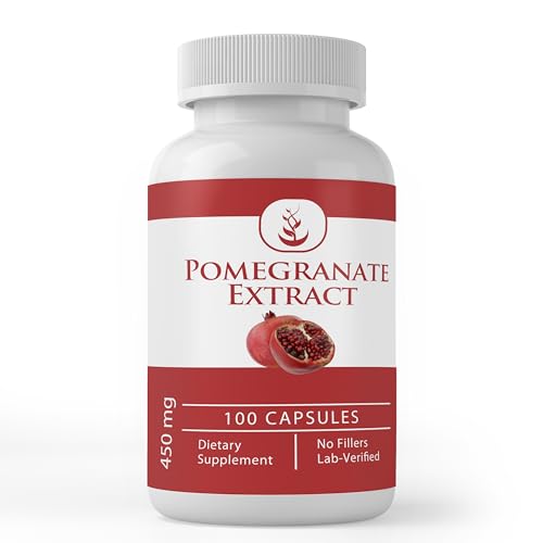 Pure Original Ingredients Pomegranate Extract, (100 Capsules) Always Pure, No Additives Or Fillers, Lab Verified