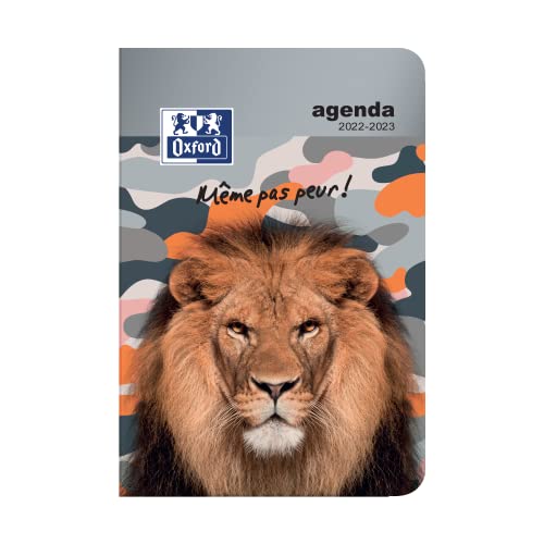 Agendas Escolares Oxford - Agenda escolar diaria Funny Pets 2017 – 2018, 1 día por página, 352 páginas, 12 x 18 cm, perro (idioma español...
