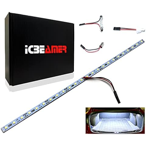 ICBEAMER 12" LED Strip Light for Car Trunk/Cargo Area or Interior Illumination Cover