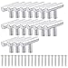 hocadon 20 Piezas Tiradores En Forma De T Acero Inoxidable Pomos Barra T Tiradores con Tornillos para Armarios de Cocina, Cajones, Muebles, Plata