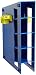 Heathrow Scientific HD20612 Blue ABS Plastic Manual Pipette Rack with 4 Compartment