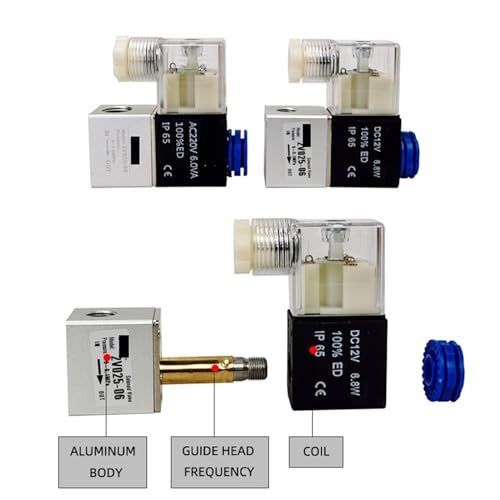 Électrovanne d'air normalement fermée 220V pour vanne de commande - 4