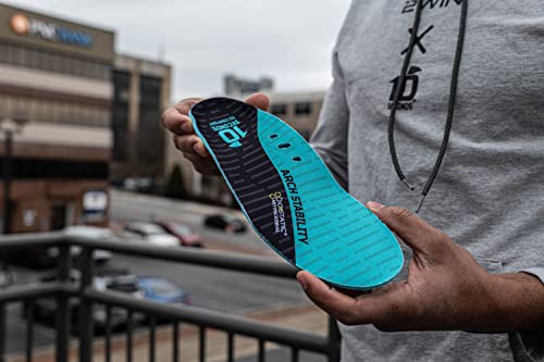 Image of 10 Seconds - 3720 Stability Insole: Firm Arch Support - High Arch Height - Firm Cushioning, High Shock Absorption, Trim to Fit, Shock Absorbing Memory Foam with Stability Plate (M 4, W 6)