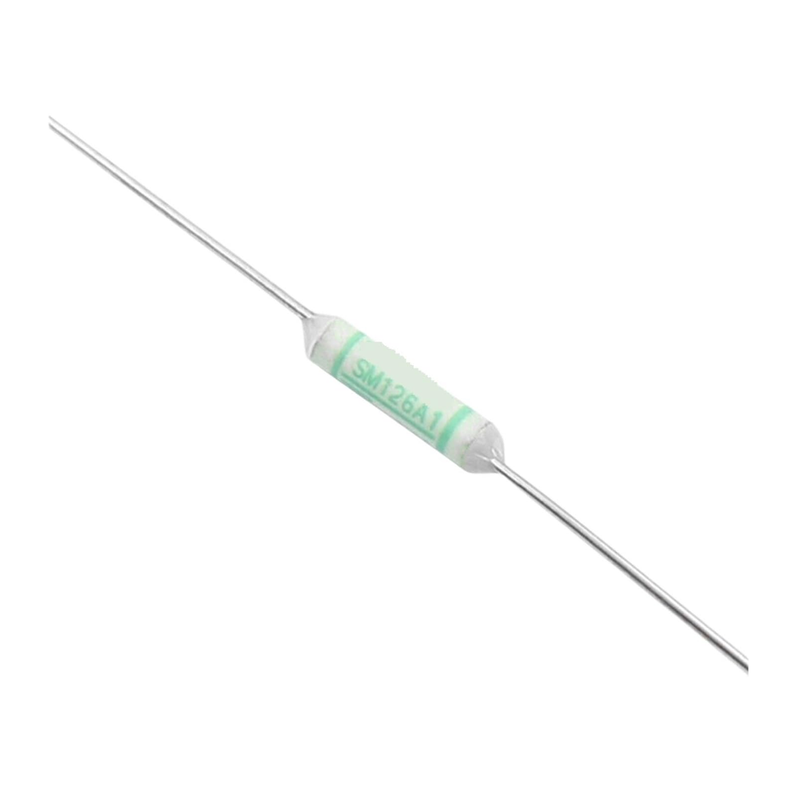 MEIFUUDWPJG 50Pcs SM126A1 Thermal Fuse Axial 131℃ Cutoff 2A 250V