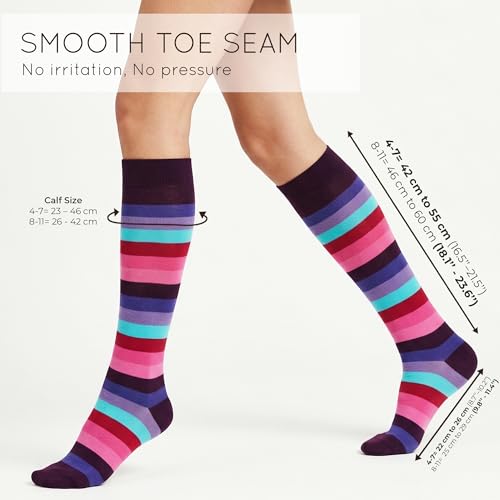 Image of Mysocks Unisex Knee High Stripe Socks