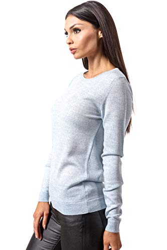 Women's Cashmere Soft Merino Wool Sweater Crew Neck Pullover Top3