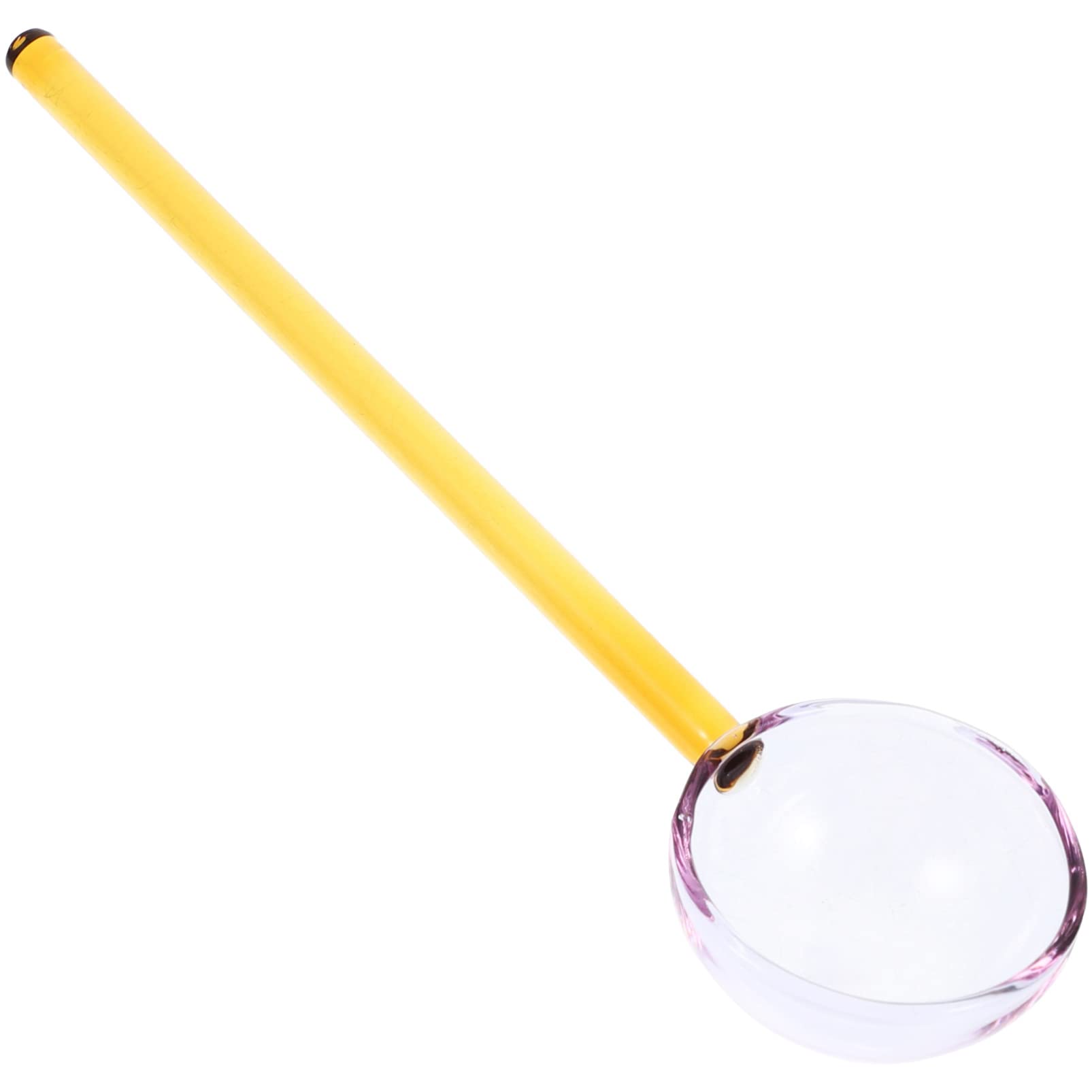 CALLARON Clear Spoons Glass Spoon Espresso Spoons Teaspoon Stirring Spoon Rod Handled Coffee Stirrers Mixing Spoon for Salt Sugar Tea Coffee Cocktail Cold Drink Glass Spoons