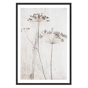 SIGNWIN Framed Canvas Wall Art Dried Plants Canvas...
