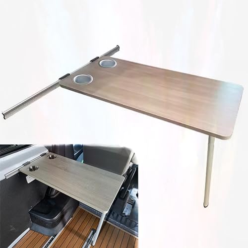 Table pliante murale avec porte-gobelet anti-renversement pour van aménagé