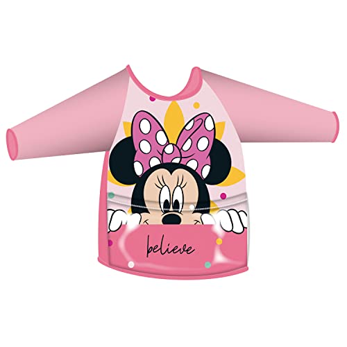 ARDITEX WD15259 Tablier avec manches et poche pour activités Disney-Minnie