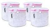 Mamlyn Mesh Bra Bags for Washing Machine, Lingerie wash Bags for Laundry (Medium 6X7)