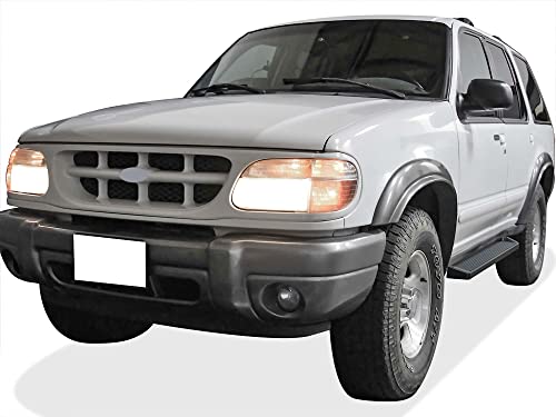 Estribos APS Premium 6in negros para Ford Explorer 95-01 miniatura 6