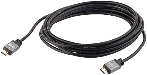 auvisio Highspeed-HDMI-Kabel: High-Speed-HDMI-2.0a-Kabel f&uuml;r 4K, 3D und Full HD, HEC, 5 m (HDMI-Kabel Redmere Technologie, Monitorkabel, Verl&auml;ngerungskabel)