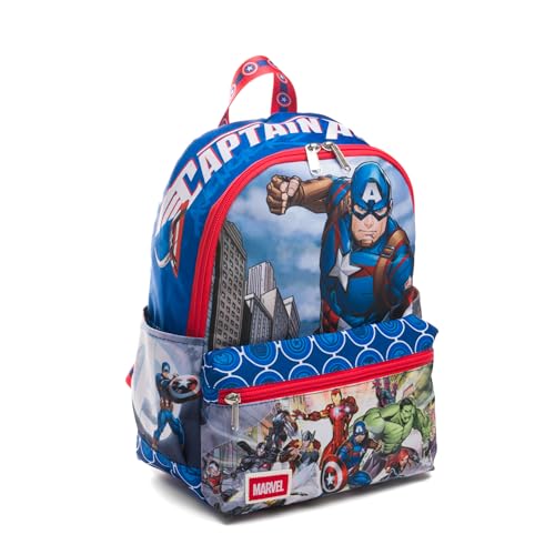 Wondapop Marvel Avengers Captain America 13" Deluxe Nylon Mini Backpack2