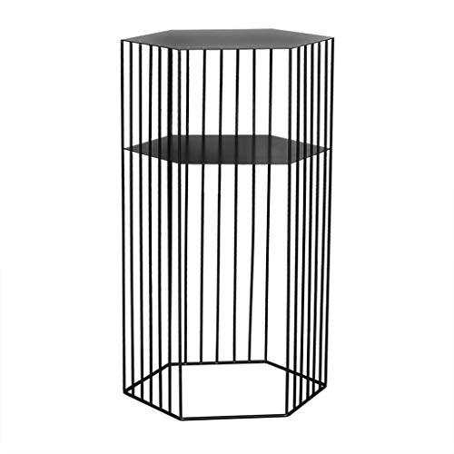 Simple Wrought Iron Coffee Tableiving Room Bedroom Hexagonal Side Tabl