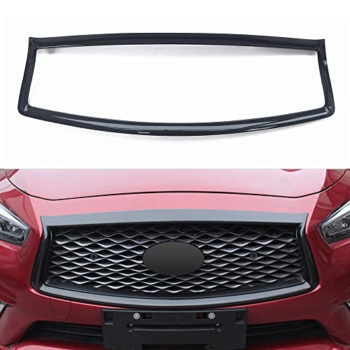 Rejilla de parachoques frontal para Infiniti Q50 que realza y protege el diseño del cofre 2