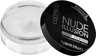 Catrice Nude Illusion Loose Powder, puder, przezroczysty, matowy, do skóry mieszanej, długotrwały, matujący, wegański, bez nanocząsteczek, bez perfum (11 g)
