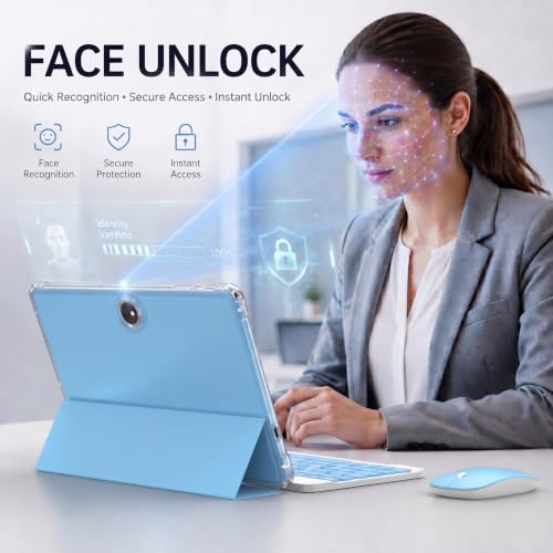 Image of PEICHENG Tablet 11-inch Android 16 with Octa-core Processor, 18GB RAM 128GB ROM, 8000mAh All-Day Battery Life, 1280X800 HD IPS Touchscreen, 5MP+13MP Dual Cameras (Blue)