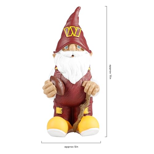 Image of NFL Resin 11.5 inch Team Logo Outdoor Garden Statue Gnome