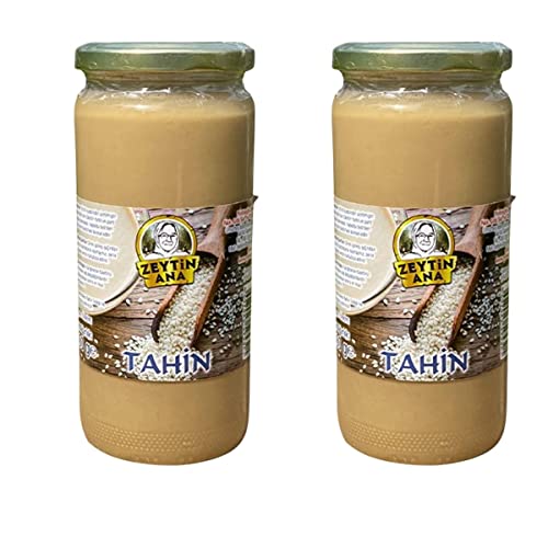 Pâte de sésame/Tahina 2x500 GR/100% naturel/ Sans conservateur/sans colorant/sans arôme/Végétalien/sans gluten Cover