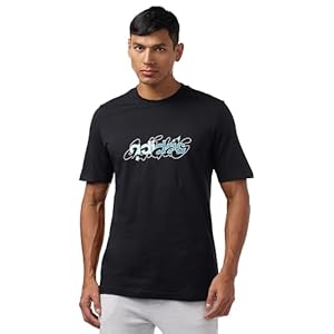 adidas Men’s Illustrated Linear Graphic Tee T-Shirt