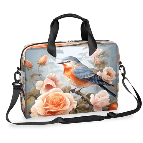 Maletín para portátil de 15.6 pulgadas con diseño floral miniatura 1
